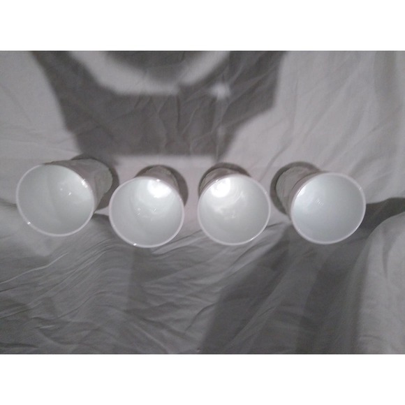 Indiana harvest grape milk glass tumblers (set of 4) - Picture 3 of 4
